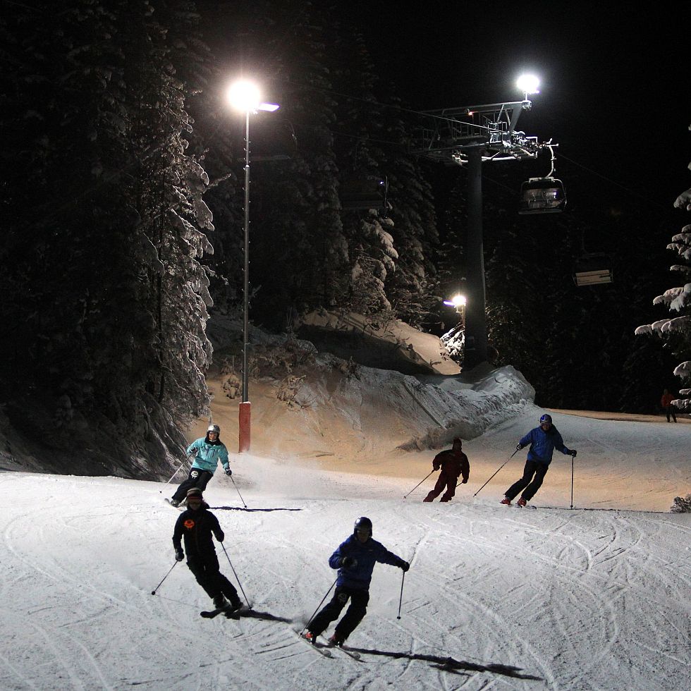 Alpenbahnen Spitzingsee Abb. 6 Nachtskilauf - Fotograf Christina Pahnke