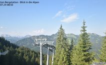 Sutten Bergstation - Blick in die Alpen